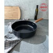 NEOFLAM BIEN ALÜMİNYUM DÖKÜM WOK TAVA  SİYAH 24 CM - 3