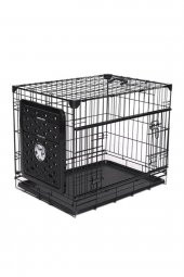 Flip Katlanır Kapılı Köpek Kafesi Siyah 76x53x61h Cm - 2