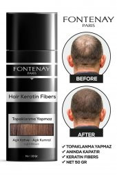 Fontenay Saç Dolgunlaştırıcı Keratin Fibers Açık Kahve Topik Saç Tozu 50gr X3 - 2