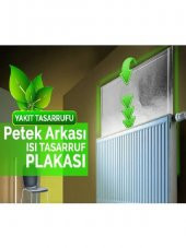 Kalorifer Petek Arkası Isı Yalıtım Levhası Radyatör Arkalığı Izolasyon Plakası Yansıtıcı - 1