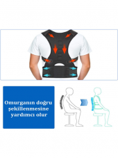 Medikal Kamburluk Önleyici Kifoz Skolyoz Korsesi Dik Duruş Korsesi Omuz Sırt Korsesi Manyetik Korse - 1