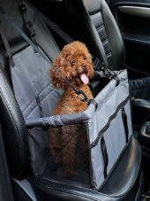 Araç Seyahat Kedi Köpek Evcil Hayvan Taşıma Koltuğu Askılı Çanta Araba Yatağıııı - 1