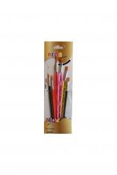 Neon Plus HKD 23 6 ‘ Lı Fırça Seti (3 Ad.Sulu+3 Ad.Yağlı Boya Fırçası) - 1