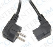 Ayt İntercom İc-268 3 X 0 7.5 Mm Power Kablo L Erkek L Dişi Power Kablosu Monitör Bilgisayar Pc Elektirik Kablosu - 1