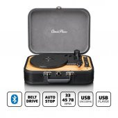 Lenco Classic Phono TT-116 BK Siyah Hoparlörlü Bluetoothlu Pikap Plak Çalar USBli MP3e Kayıt Özellikli - 7