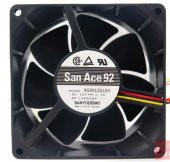 San Ace 92 9Ga0924P4J03 DC Fanlar DC Fan, 92x92x25mm, 24VDC, Yüksek Performans, Düşük Güç, Takometre, PWM - 1