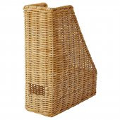 Rattan Dosyalık Naturel MeridyenDukkan Dosyalama Düzenleyici Ev-Ofis 25x30x10 Cm - 1