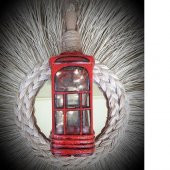 ledli aplik şişe ingliz kulubesi el yapımı - 4