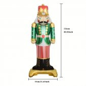 Ayaklı Yeşil Kurşun Asker Folyo Balon 120x58 cm - 2