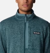 Columbia Sweater Weather™ Erkek Tam Fermuarlı Polar Üst Yeşil AO9710-414 - 4