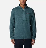 Columbia Sweater Weather™ Erkek Tam Fermuarlı Polar Üst Yeşil AO9710-414 - 1