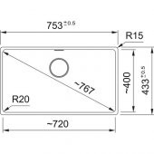 FRANKE MARİS MRG 210/110-72 NERO GRANİT EVYE - 2