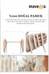 Makrome Salıncak Demiri Çemberi Demir Halka Makrome Set - 1