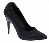 /nna 2410 Lacivert Simli Steletto Bayan Ayakkabı thumbnail 1