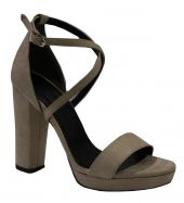 /nna 8050 Ten Süet Yazlık Fashion Terlik Sandalet Ayakkabı - 1