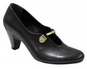 Erdem 870 19 Siyah Topuklu Bayan Ayakkabı - 1