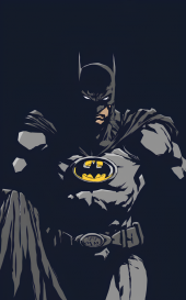 Movas Sanat Batman Çizim - Batman | Elmas Mozaik Tablo | Mozaik Puzzle | 40x65 | E20204022 - 1