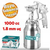 Metal Ahşap Pilastik Yüzey Boyama Tabancası Alttan Depolu Havalı Boya Tabanca 1000 cc - 1