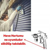 Metal Ahşap Pilastik Yüzey Boyama Tabancası Alttan Depolu Havalı Boya Tabanca 1000 cc - 2