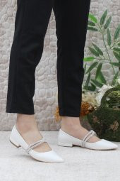 Mehmet Mete 61-02 Fashion Taşlı Kadın Babet thumbnail 9