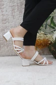 Mehmet Mete 124 Topuklu Fashion Kadın Terlik thumbnail 9