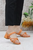 Mehmet Mete 124 Topuklu Fashion Kadın Terlik thumbnail 1