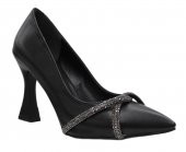 Mehmet Mete 18-122 Klasik Topuklu Taşlı Steletto Kadın Ayakkabı - 1