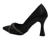 Mehmet Mete 18-122 Klasik Topuklu Taşlı Steletto Kadın Ayakkabı - 4