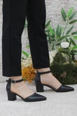 Mehmet Mete 422 Fashion Kalın Topuklu Kadın Ayakkabı - 3