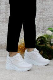 Mehmet Mete 185 Anatomik Dolgu Taban Kadın Spor Ayakkabı thumbnail 3