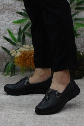 Mehmet Mete 32024 Anatomik Hafif Rahat Hakiki Deri Kadın Ayakkabı thumbnail 4