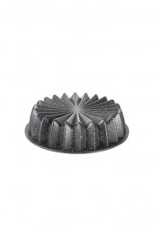 Tantitoni Gri Granit Döküm Yıldız Şekilli Dilimli Tart Kalıbı 26cm - 2