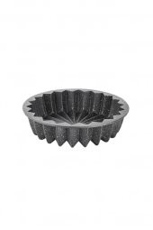 Tantitoni Gri Granit Döküm Yıldız Şekilli Dilimli Tart Kalıbı 26cm - 3