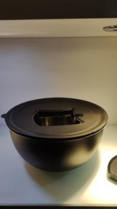Tantitoni Çelik Siyah Karıştırma Kabı 24 Cm - 3