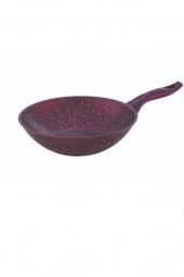 Tantitoni Granıtte Mor Granit Wok Tava 28cm - 1