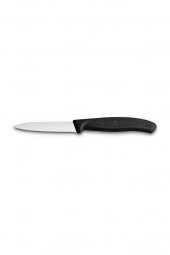 Victorinox Siyah 6.7633 Soyma Bıçağı 8 cm S.Testere - 1