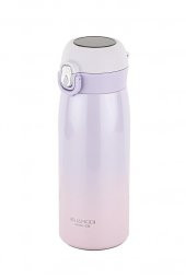 Okadı Mor Paslanmaz Çelik Isı Göstergeli Termos 400ml thumbnail 2