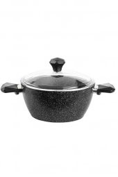 Tantitoni Siyah Gemme Granıtte Granit Derin Tencere 18cm - 2