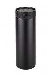 Tantitoni Okadı Siyah Paslanmaz Çelik Termos 650ml - 1