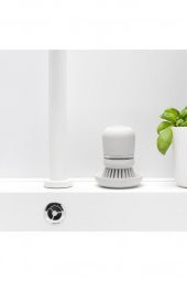 Brabantia Lıght Grey Sabun Hazneli Bulaşık Fırçası - 7
