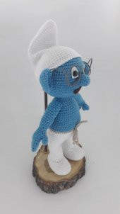 Gözlüklü Şirin Amigurumi Organik Oyuncak - 2