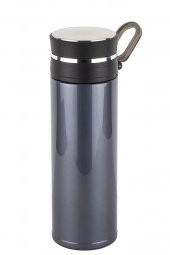 Okadı Lacivert Paslanmaz Çelik Süzgeçli Termos 520ml - 1