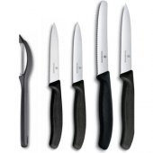 Victorinox Siyah 5 Li Büyük Soyma Seti - 1
