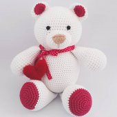 Şirin Ayı Amigurumi Organik Oyuncak - 1