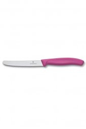VICTORINOX Pembe 11cm Sosis Domates Bıçağı Vt 6.7836 - 2