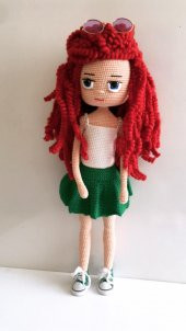 Bayan Yıldız Bebek Amigurumi Organik Oyuncak - 2