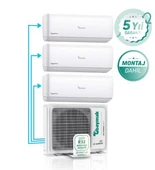 Baymak Elegant Prime Multi Duvar Tipi Split Klima 36 Dış Ünite (1X3 Iç Ünite 12+12+18) - 1
