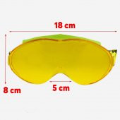 Kayak Gözlüğü Değiştirebilir Camlı Antifog Güneş Kar Koruyucu Gözlük Sarı Snowboard Glasses Gözlük - 6