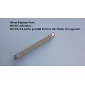 40 Pin 0.5Mm Adımlı Dik Flex Soketi Flex Ffc Konnektörü 40-0.5-Dik - 2