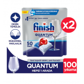 Finish Quantum Bulaşık Makinesi Deterjanı 2 x 50 Tablet - 1